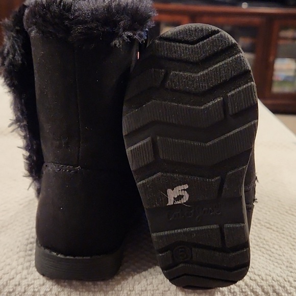 CAT & JACK LITTLE GIRLS BOOTS WITH SIDE ZIPPER SIZE 5 - Picture 5 of 5